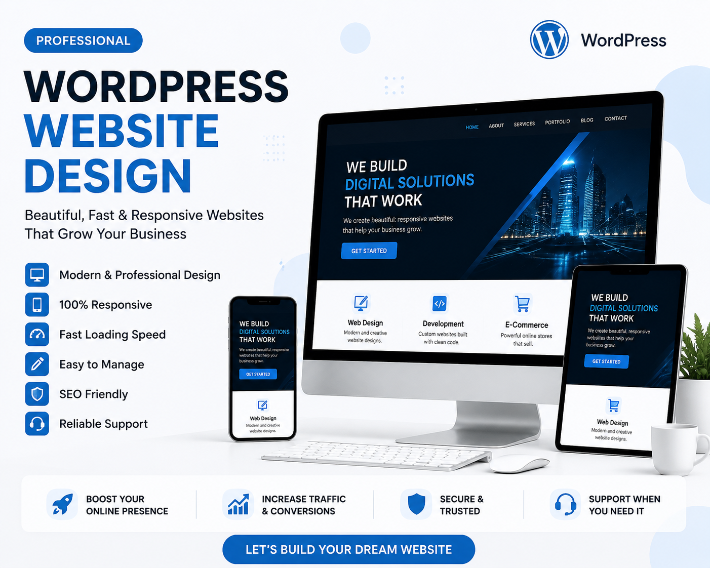 WEBSITE DESIGNING - WORDPRESS