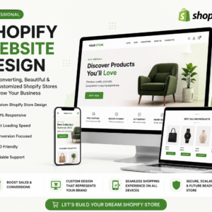WEBSITE DESIGNING - SHOPIFY